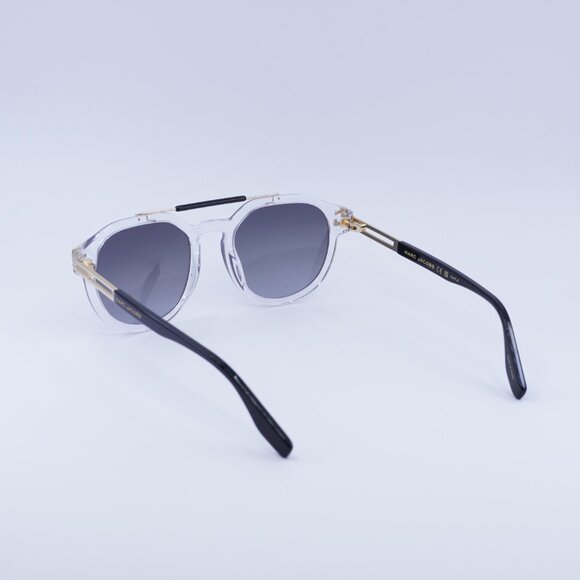 Marc Jacobs MARC 675/S 0900 9O Sunglasses Transparent/Gold Square Frame - Picture 9 of 10